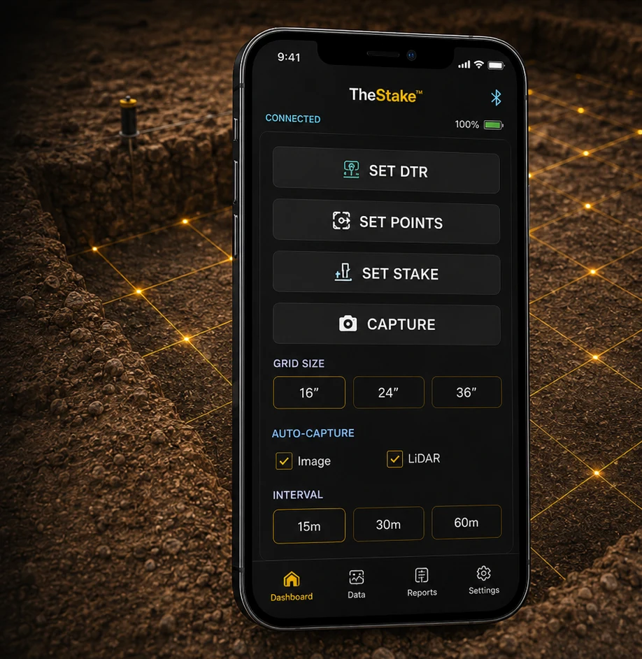 TheStake mobile app control dashboard